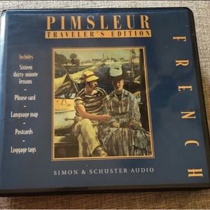 French Pimsleur Traveler’s Edition 16 Lessons Cassette Audio Simon & Schuster